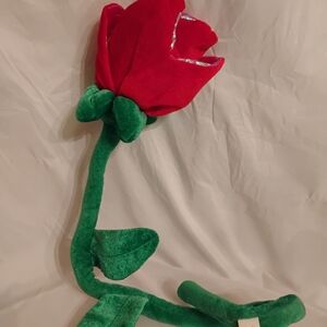 Valentine's bendable Plush Rose